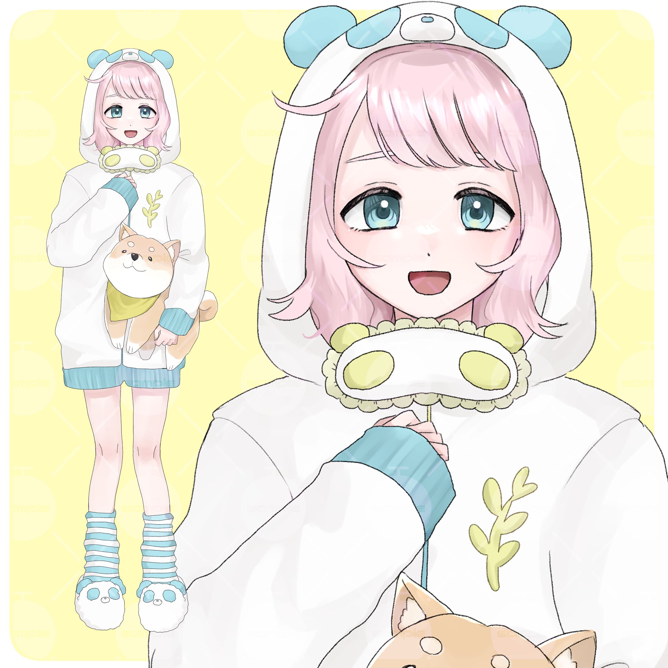 【依頼】全身 立ち絵 IRIAM Ver.3対応-1