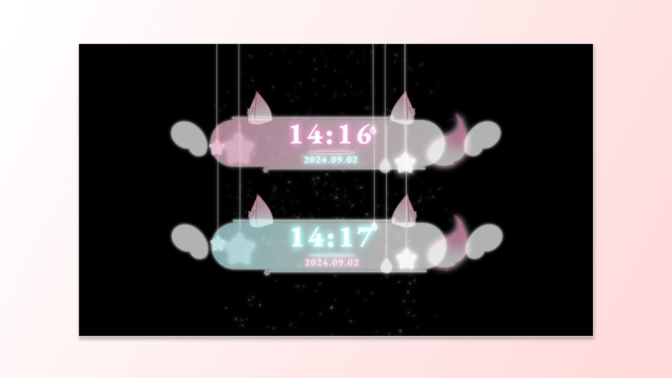 HTML Digital Clock / 動く時計-1