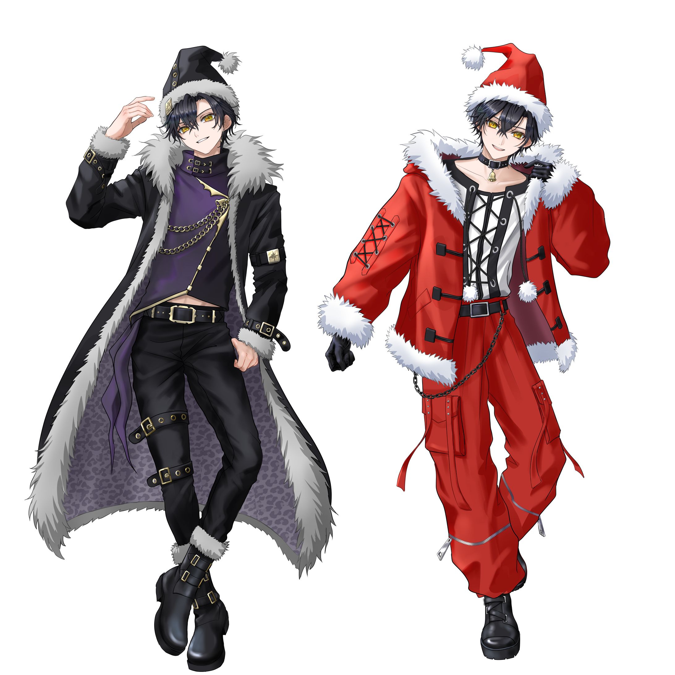 【仕事絵】ミツナリ様クリスマス立ち絵-1