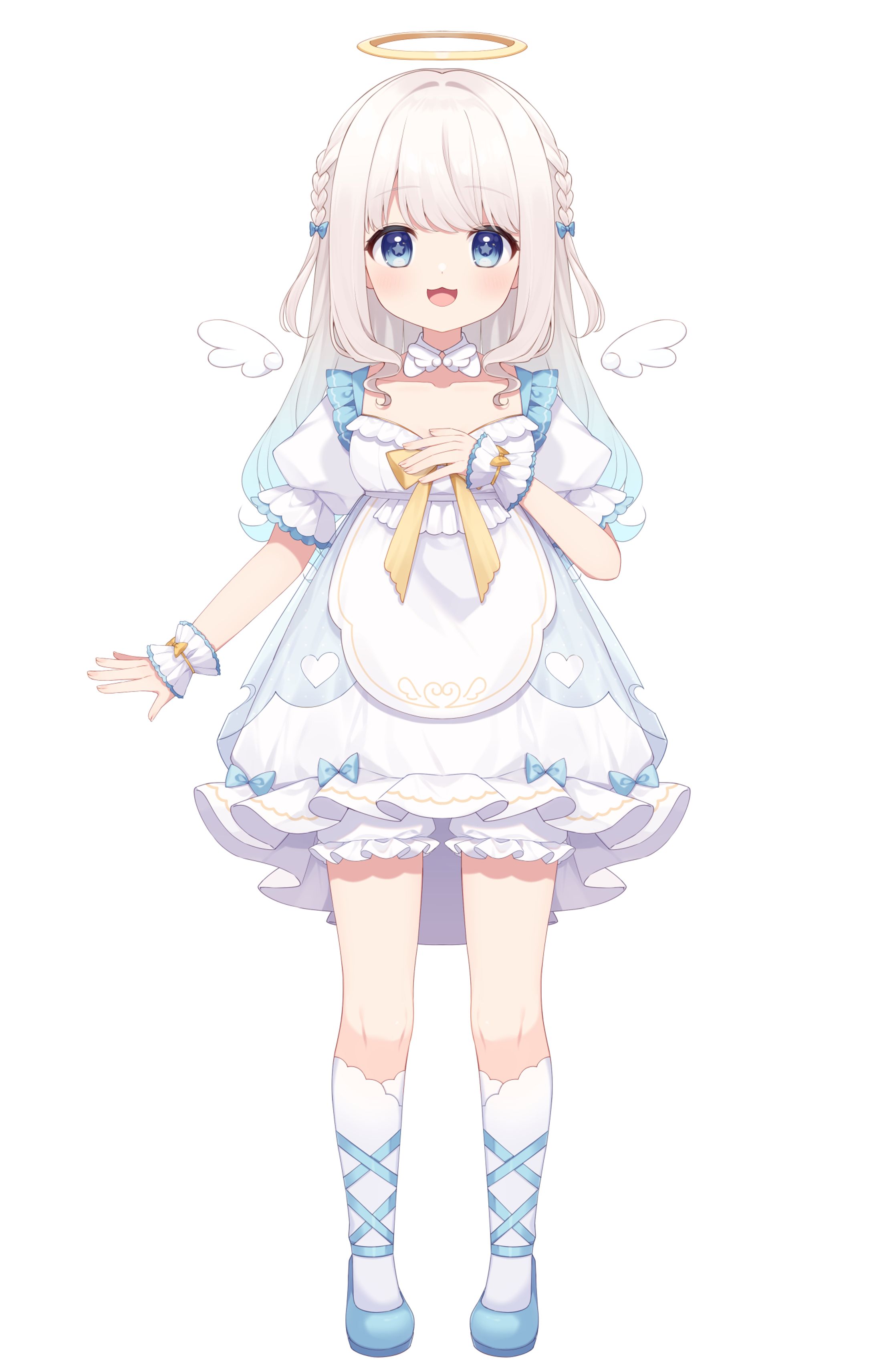 Vtuber 羽泡める様 IRIAM用立ち絵-1