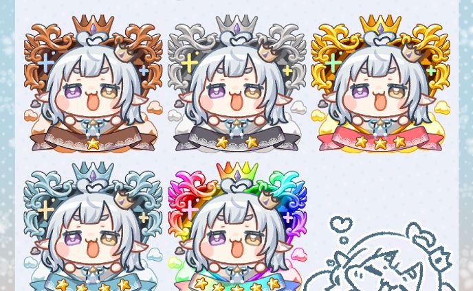 白昼夢ティアラ様 メンバーシップバッジ