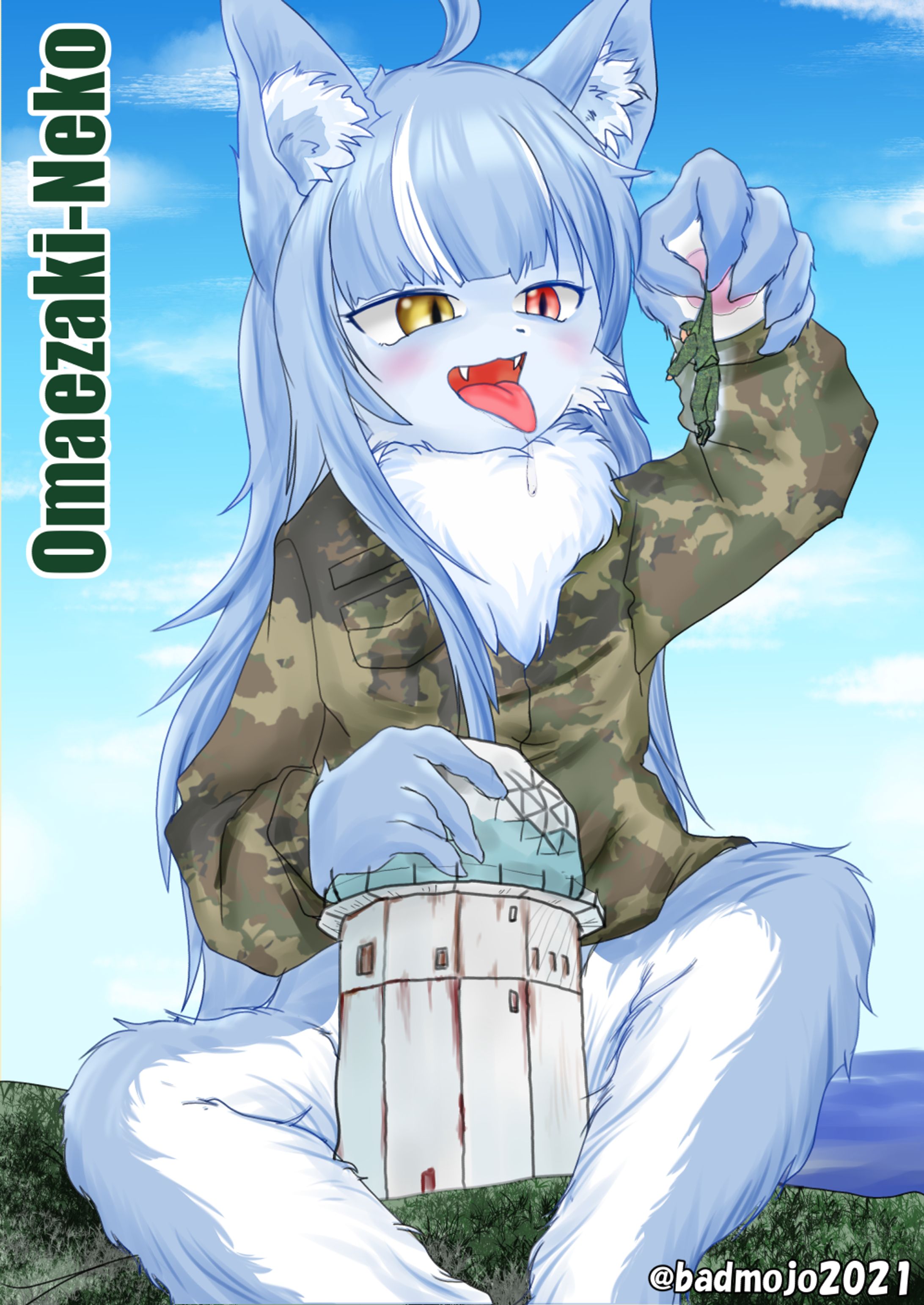 おまねこファンアート-1
