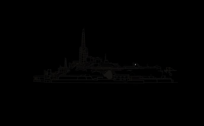 契島　シンプル線画（グッズ向け）