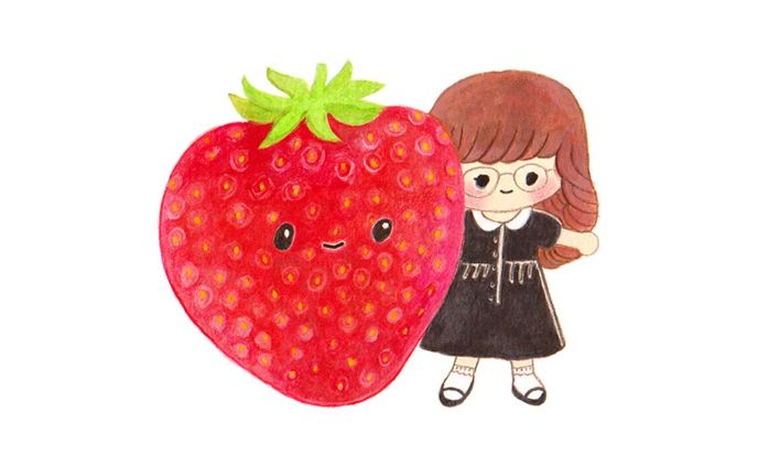 たべもの似顔絵