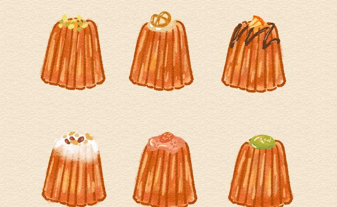 スイーツ　カフェイラスト