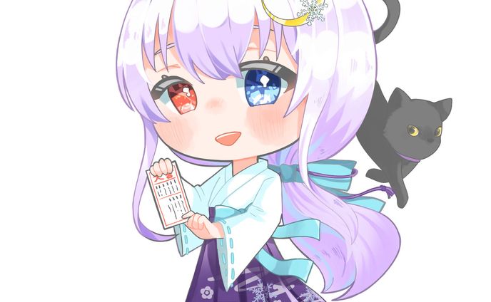 冬月シオン様　1.5周年イラスト