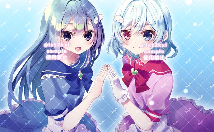 腰上2人絵