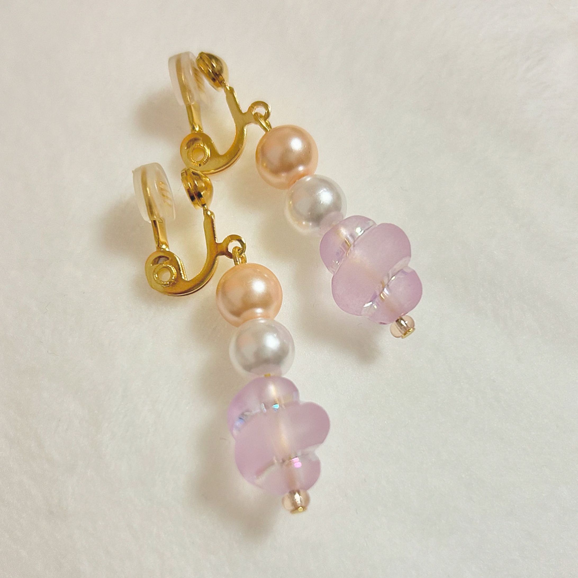 pale sunset earrings-1