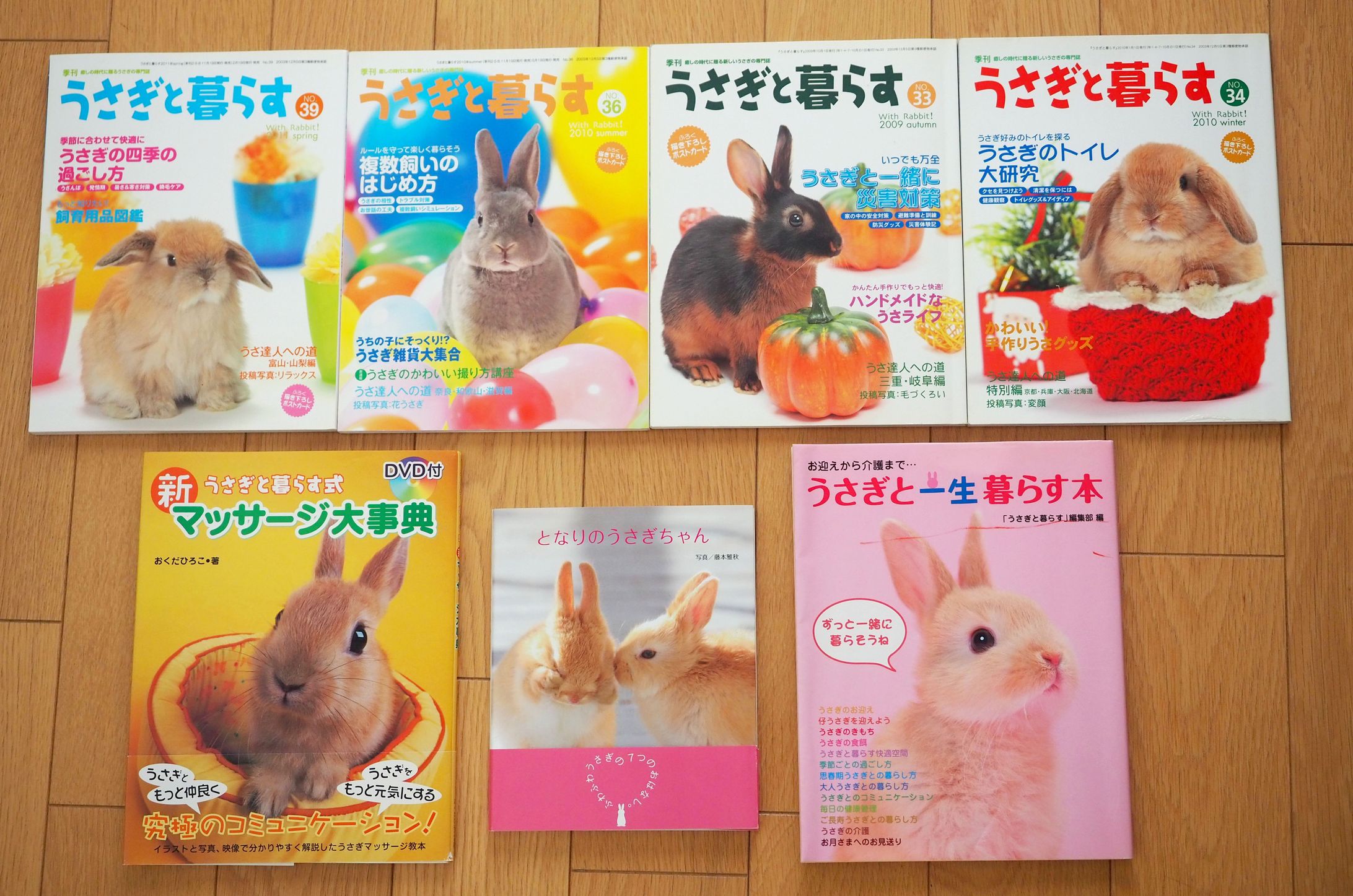 うさぎ情報専門誌『うさぎと暮らす』-1