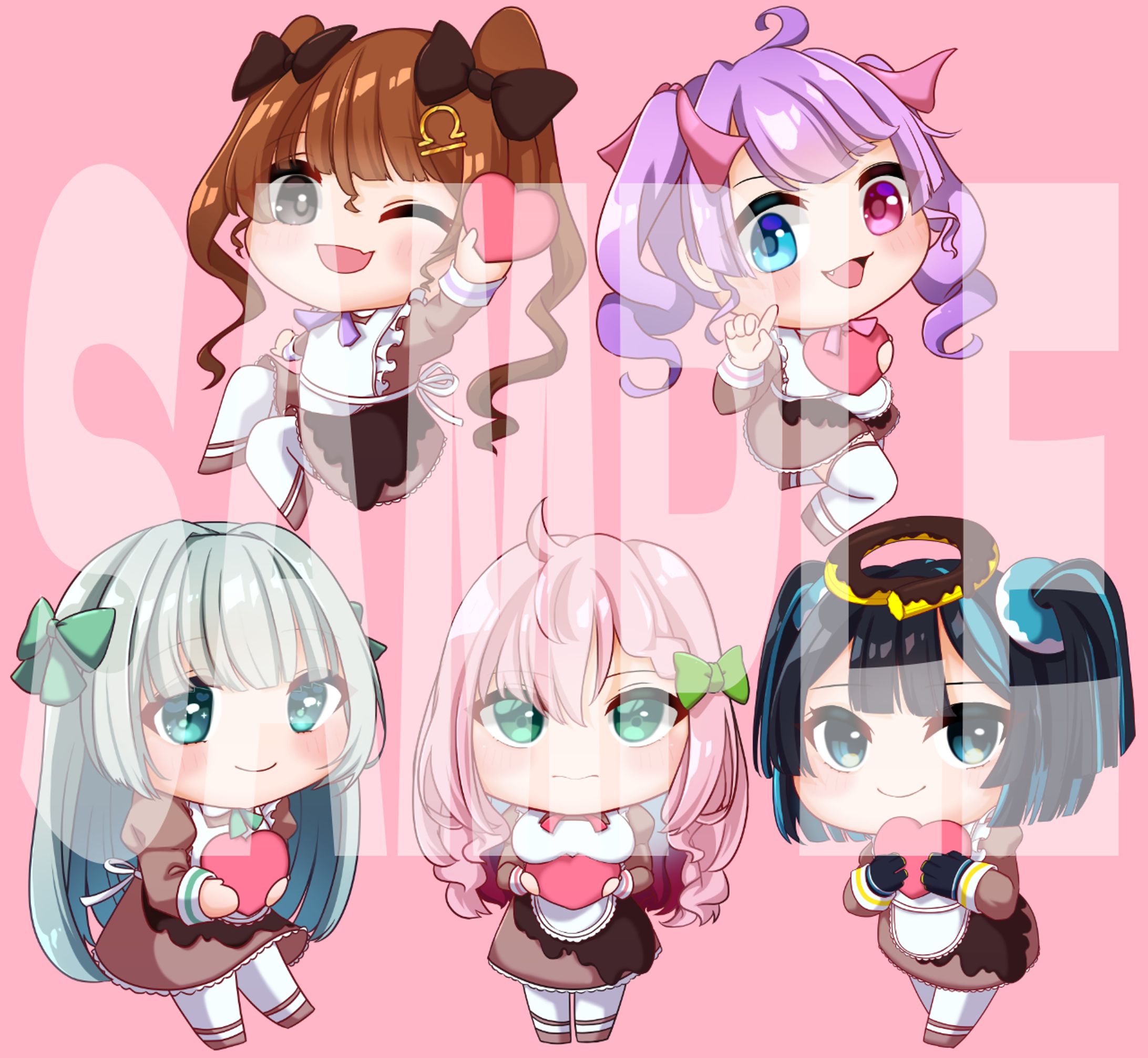 RineiroN-りねいろん-様バレンタインチェキ用イラスト-1