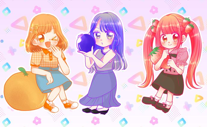 3等身デフォルメキャラクターサンプル