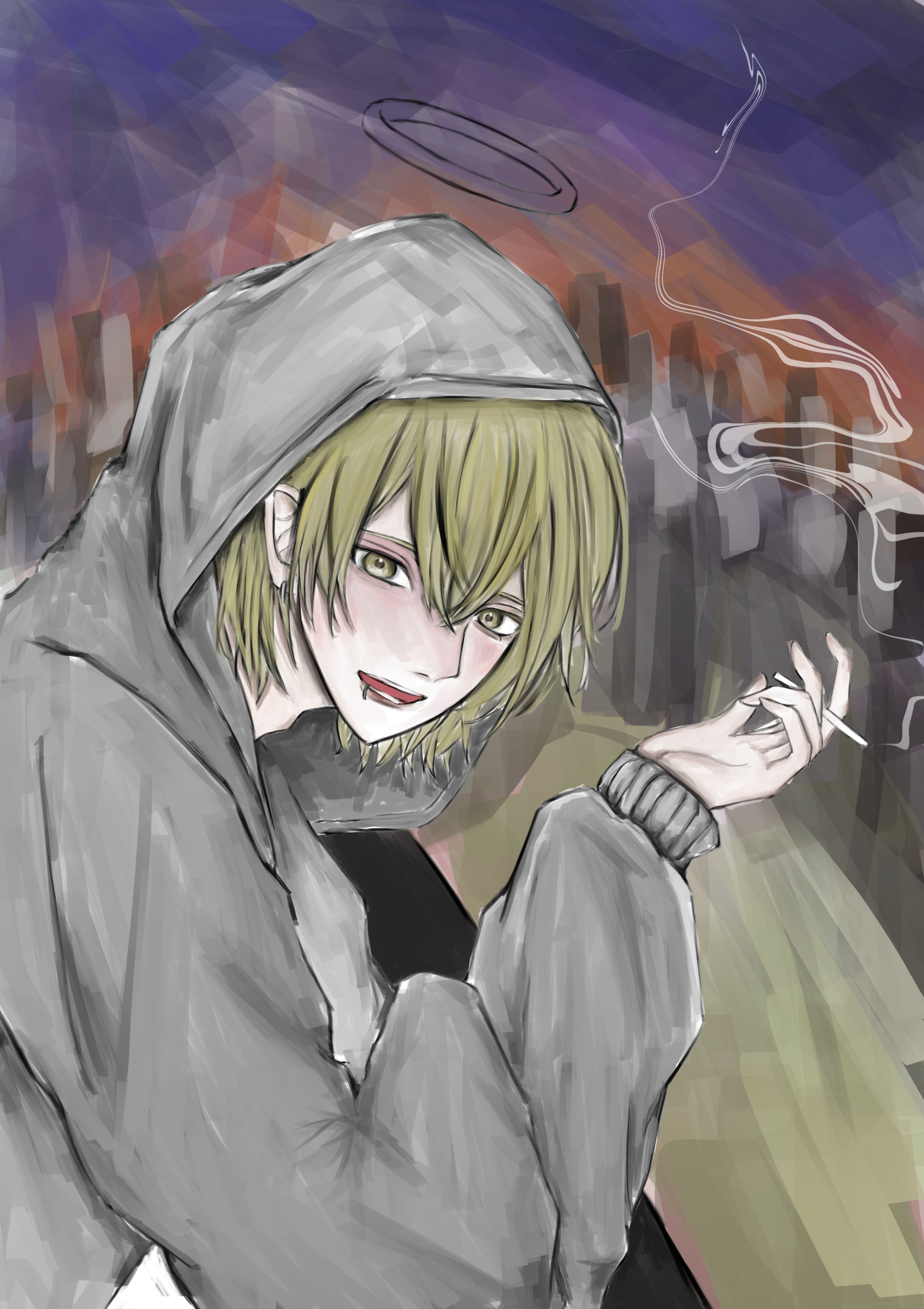 創作イラスト(男)-1