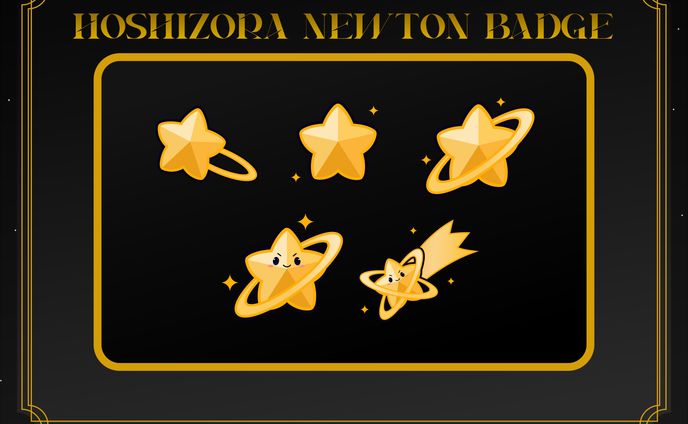 Hoshizora Newton Badge Youtube