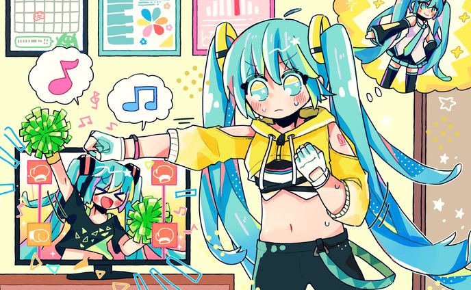 スタンプイラスト、piapro