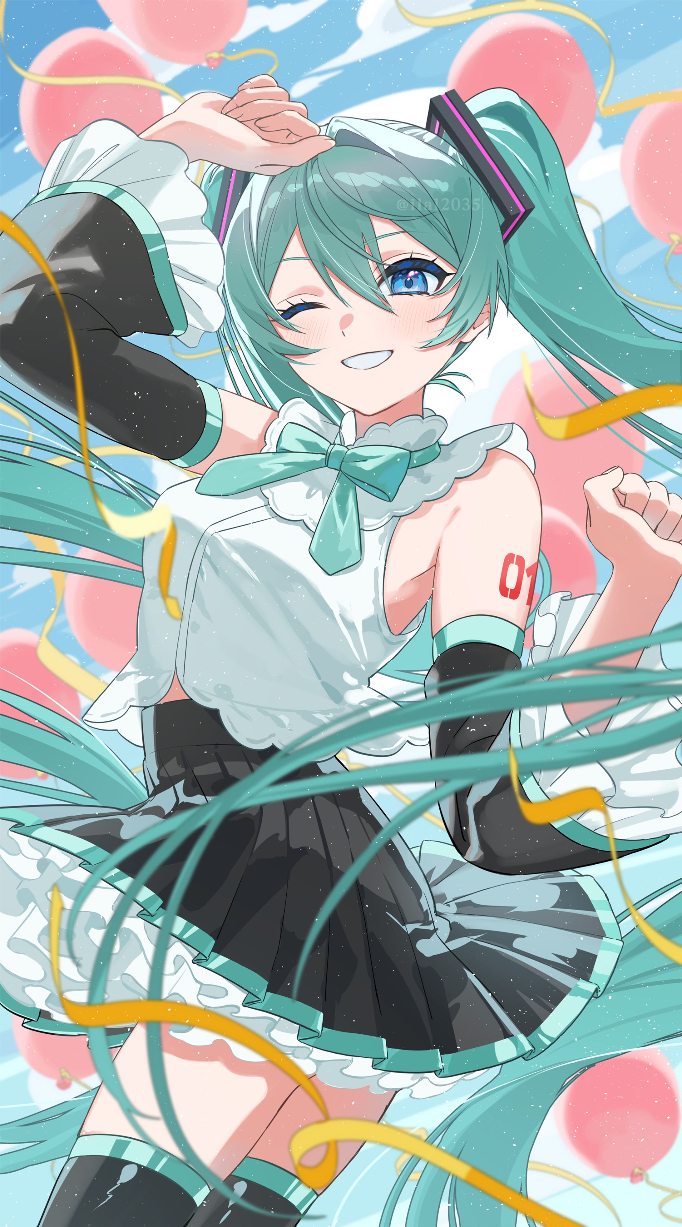 【FA】初音ミク18周年記念イラスト-1