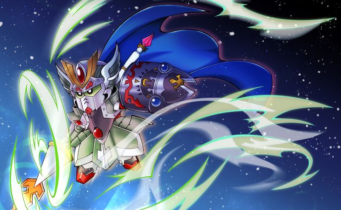 画家、ガンダム