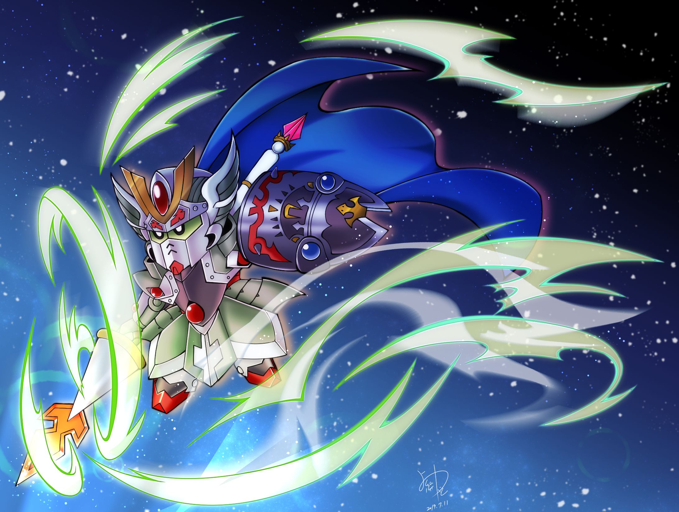 SDガンダム　風騎士ガンダムマークⅡ-1