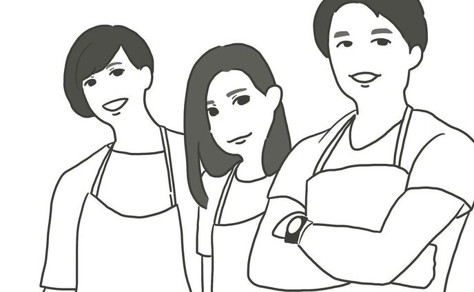 スタッフイラスト　サンプル