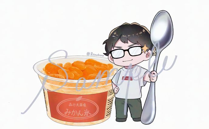 パネル用イラスト フラワースタンド制作