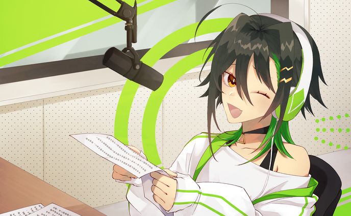 ラジオ動画用イラスト