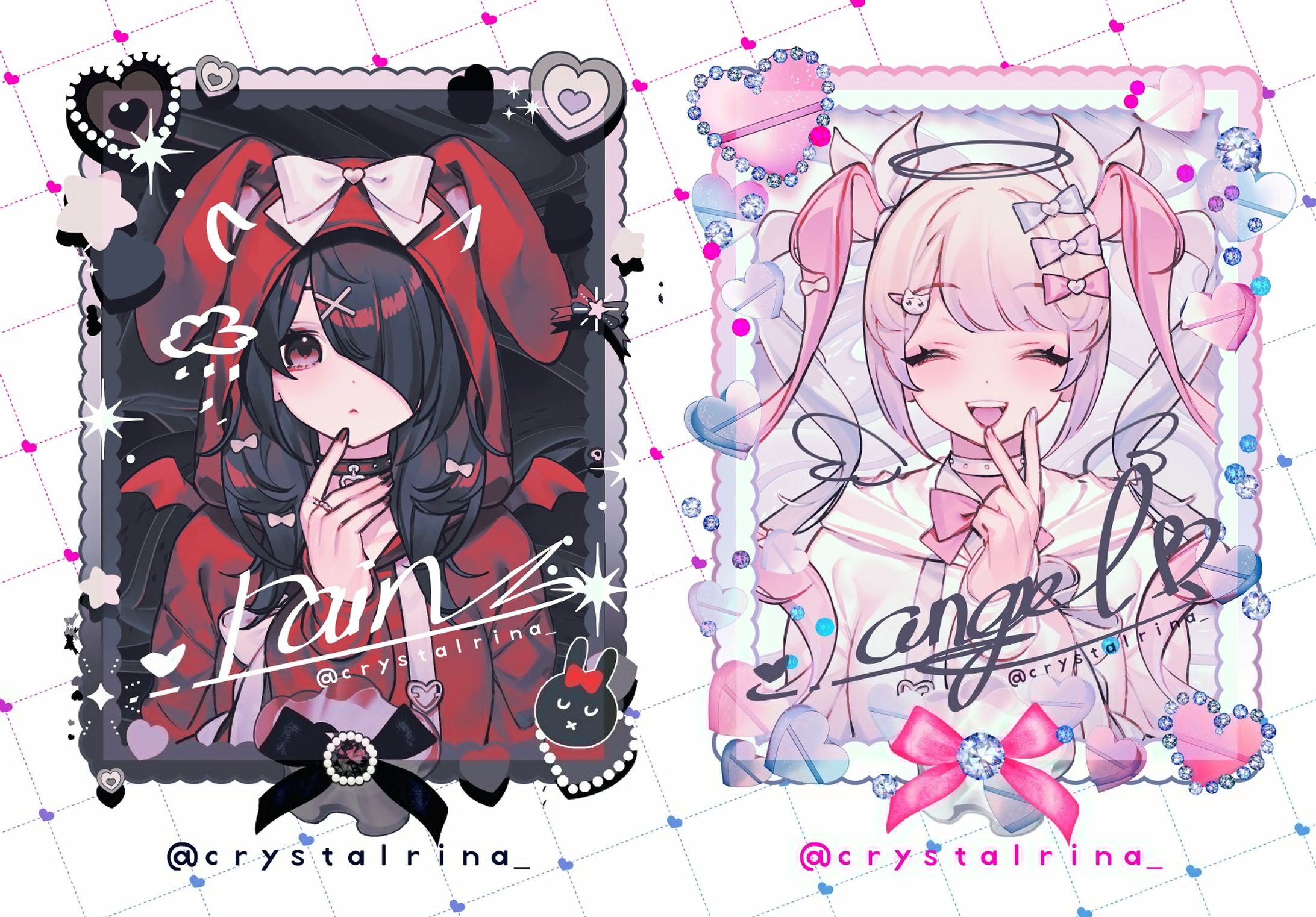 FA : Kangel and Ame polaroids-1