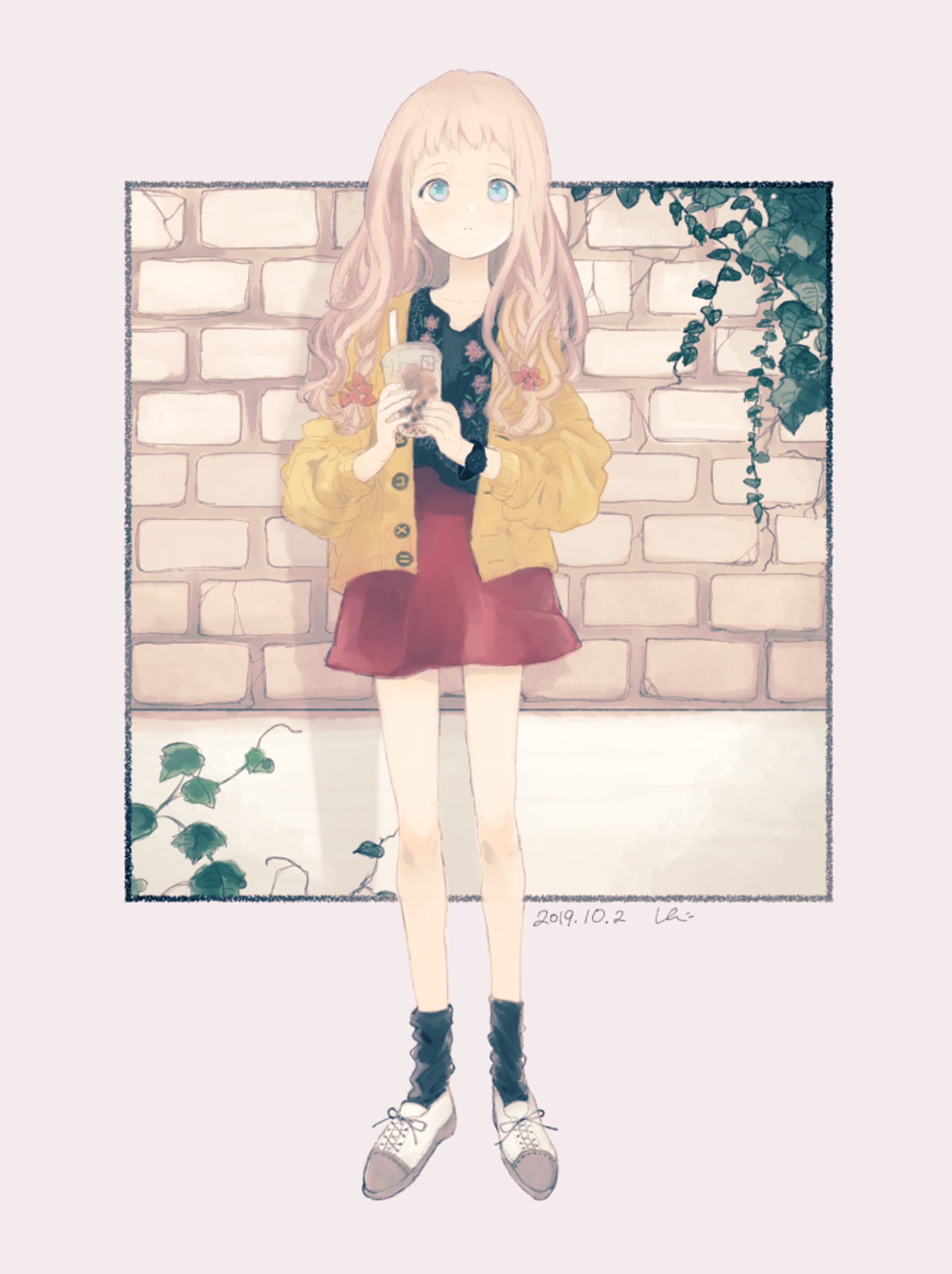 少女とタピオカ-1