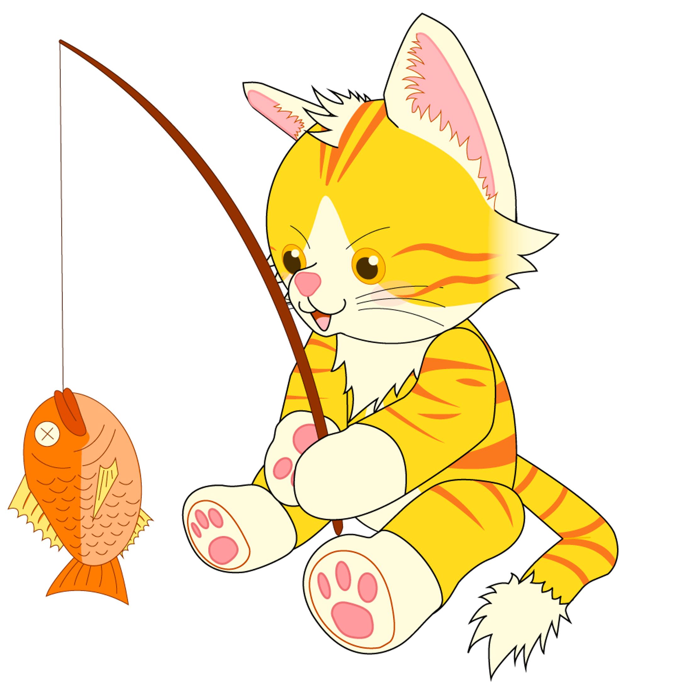 【Ai使用】釣り猫-1