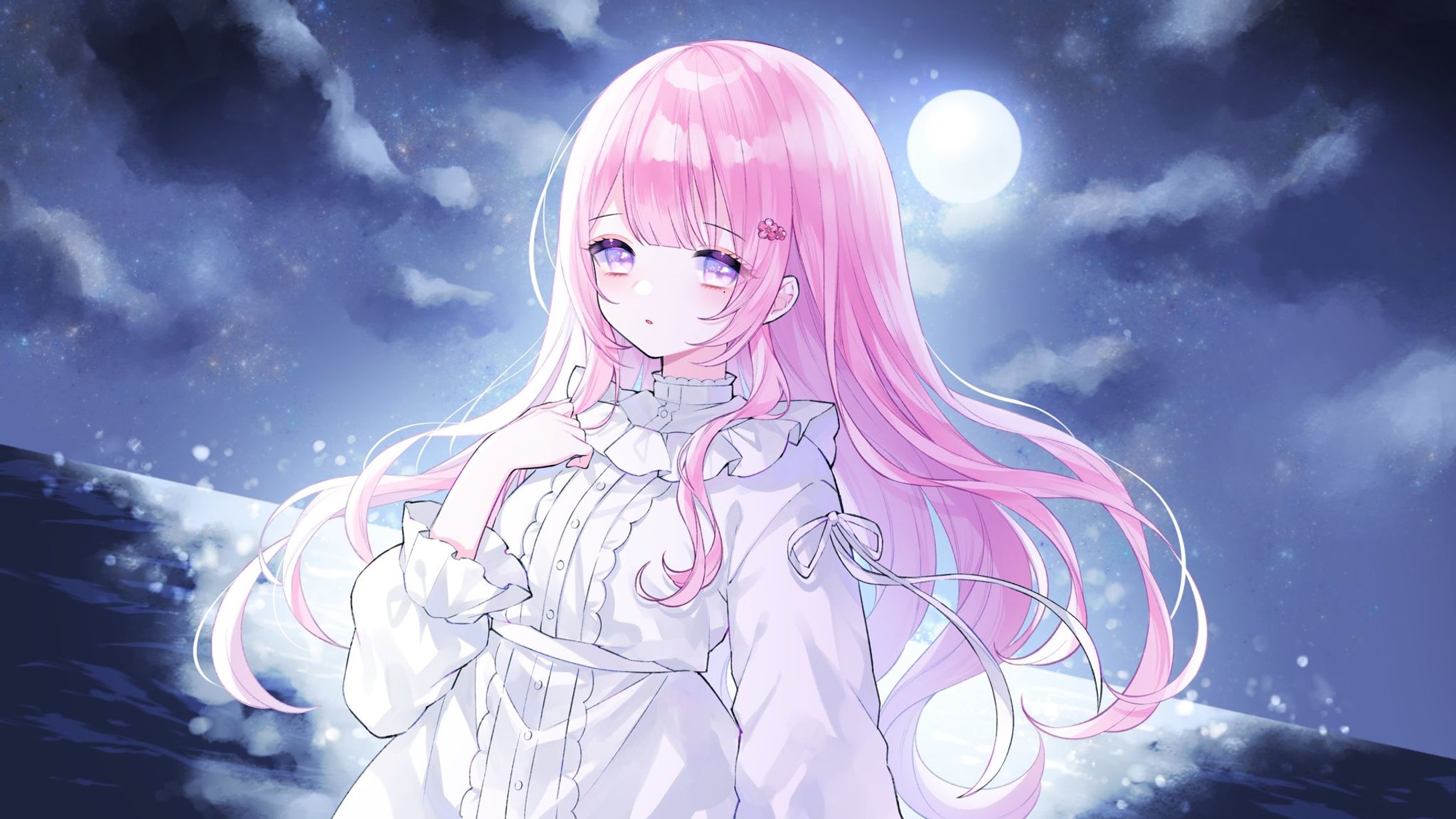 小花井りりさん 「ただ声一つ」動画イラスト-1