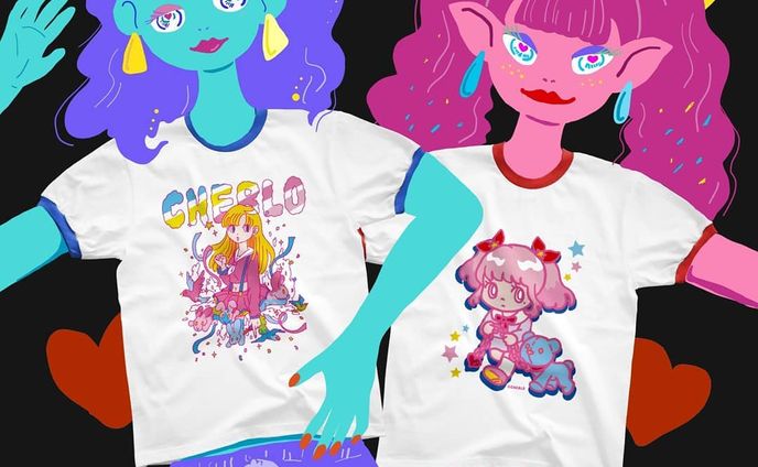 【CHEBLOおすすめTシャツ💖】
・
『ONNANOKO』リンガーTシャツ🌟🎉
・
CHEBLOのスズリのショップで販売中🙌 🌅HAPPYな夏を♪🌴
・
・
#リンガーTシャツ#半袖#グッズ#Tシャツ#Tshirt#イラスト#絵#女の子#girl#summer#illustrator#illustration#イラストレーター#キャラクター#character#かわいい#cute#kawaii#cheblo#一个例证#일러스트#캐릭터#人物#女孩#여자