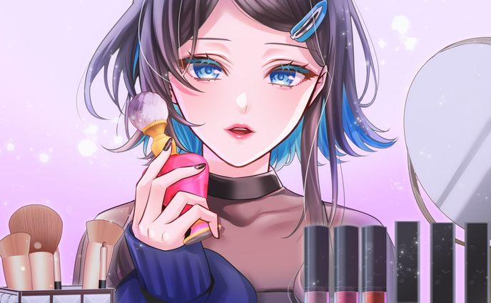 VTuber様配信者様サムネ一枚絵 2