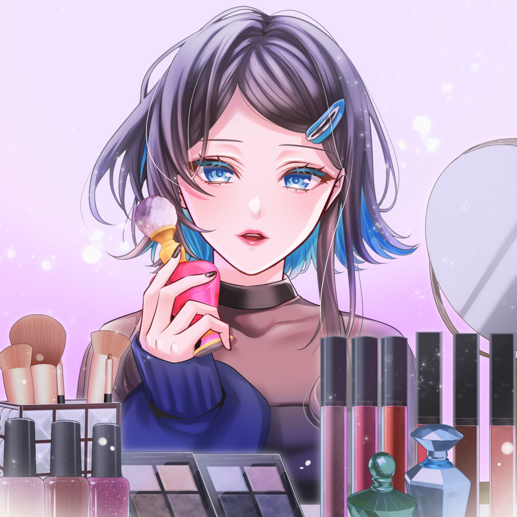 VTuber様配信者様サムネ一枚絵 2-1