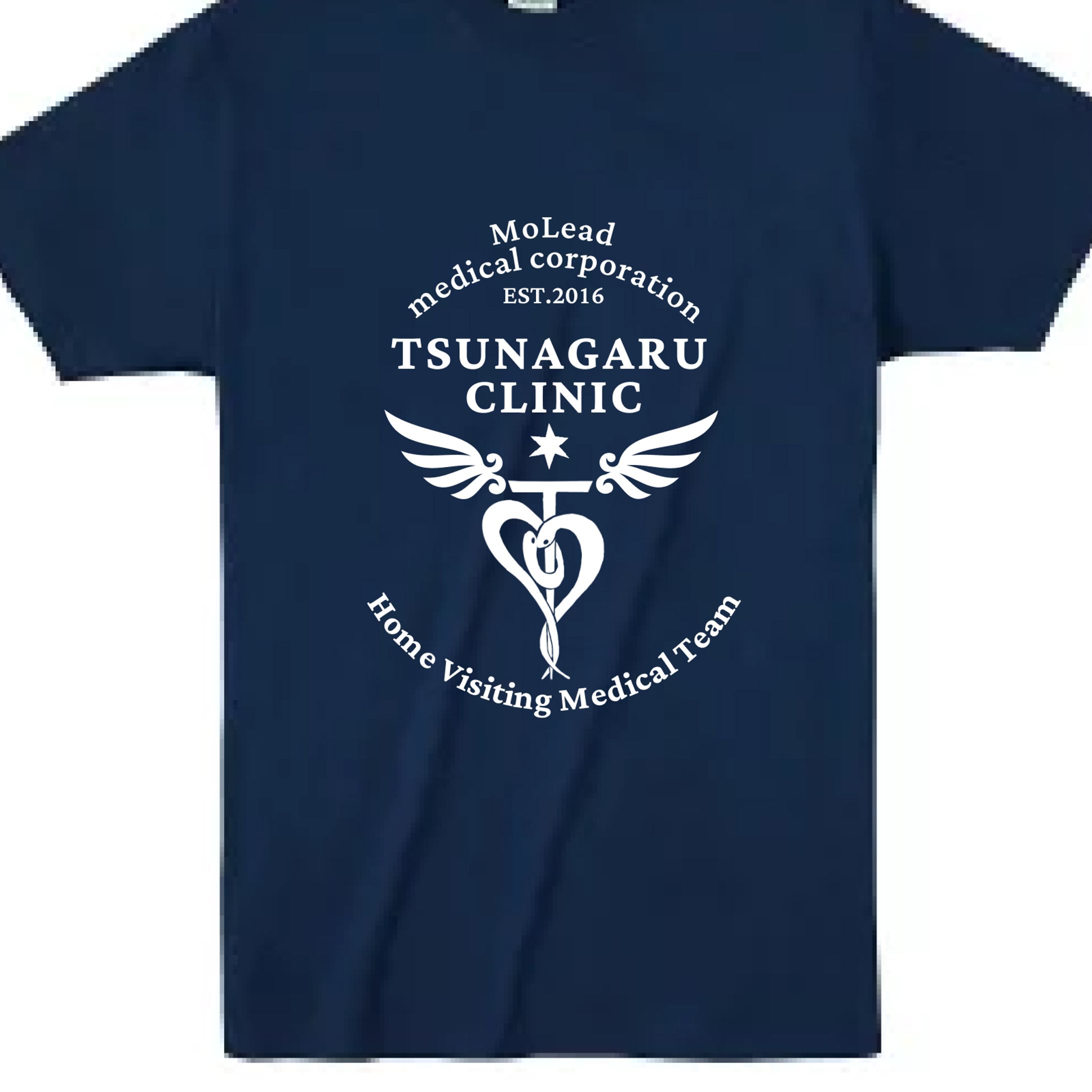 クリニック様のTシャツのロゴデザイン-1