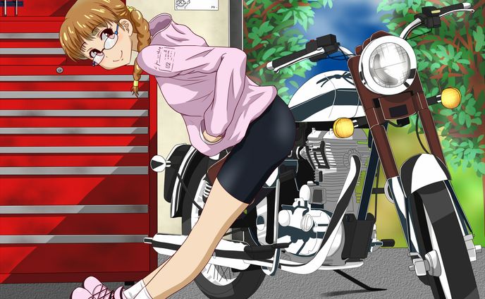 バイク女子