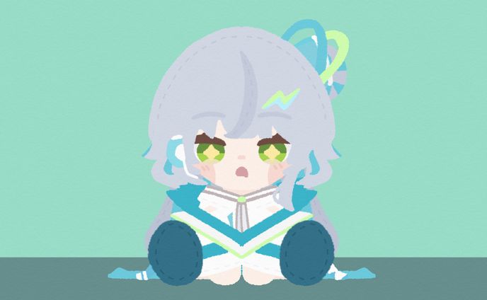 アリシア・エクレール様 ぬいぐるみ風イラスト