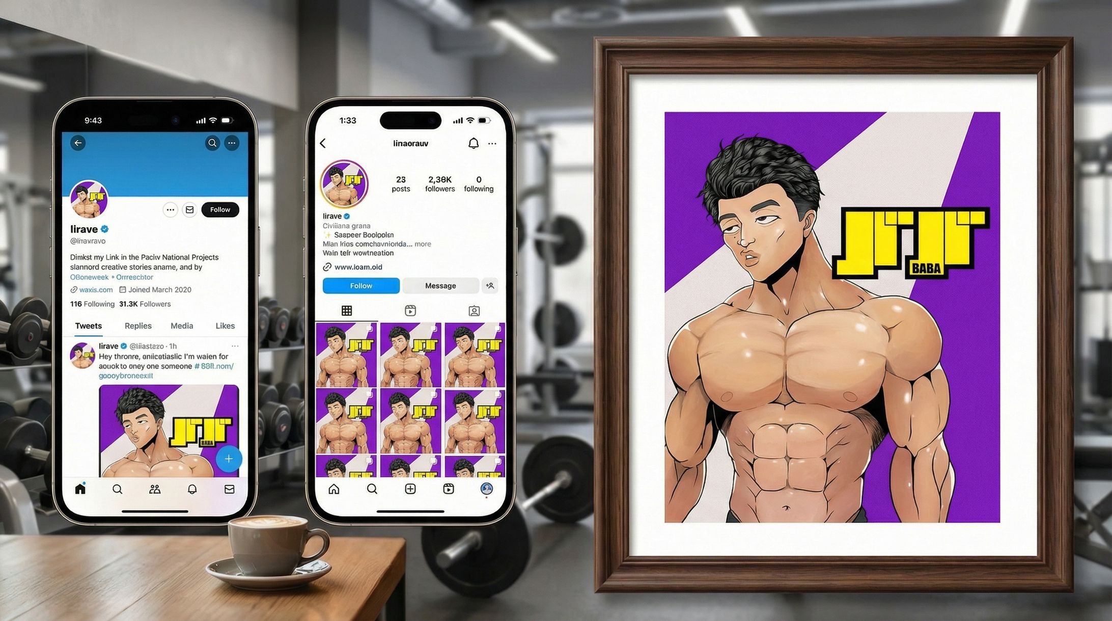 似顔絵｜馬場様-1