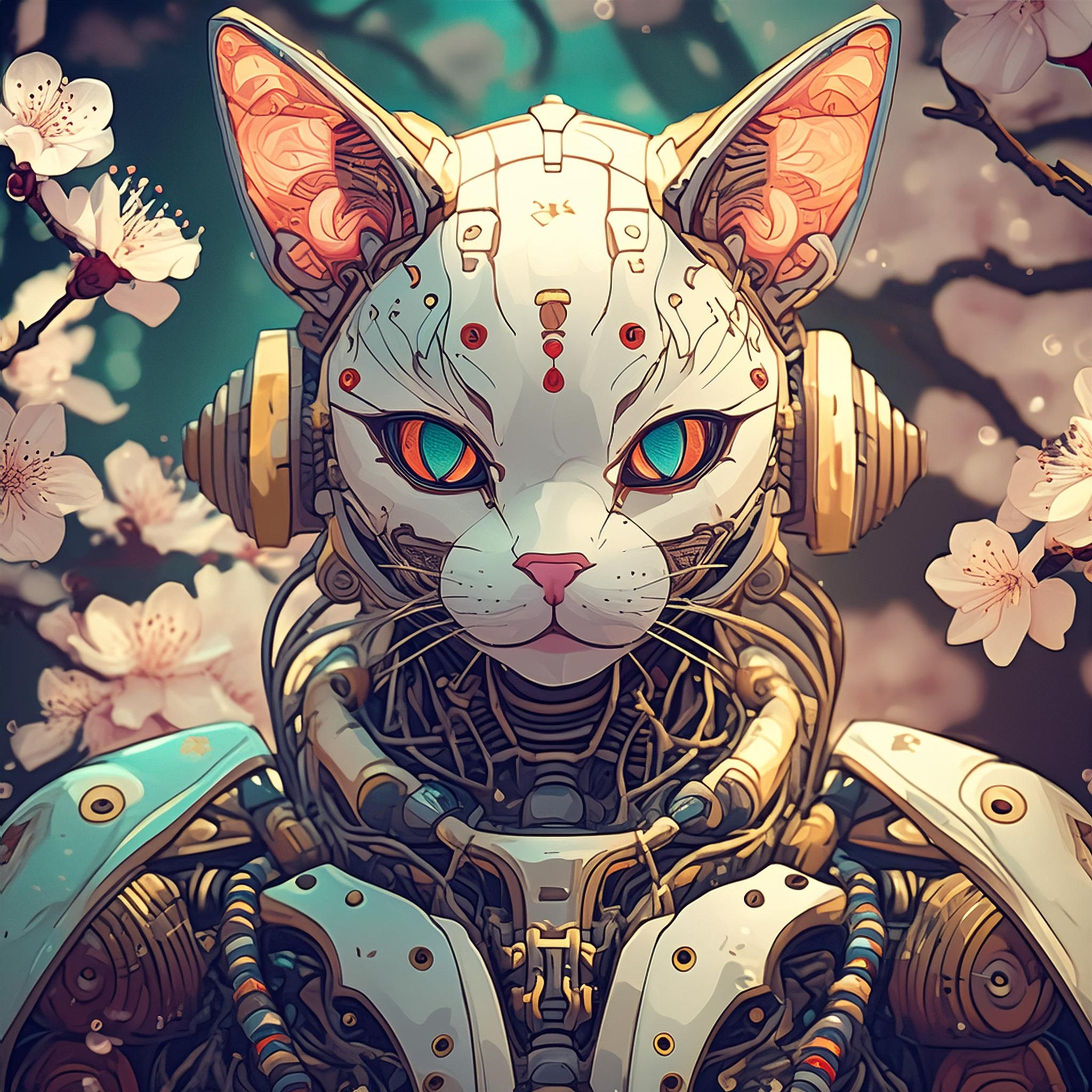 AI画像（Android robot）-1