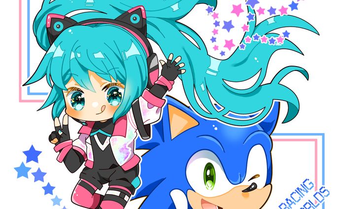 CWミクとソニ(ソニック×ボカロ)