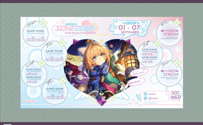 Schedule Commission (VGEN)