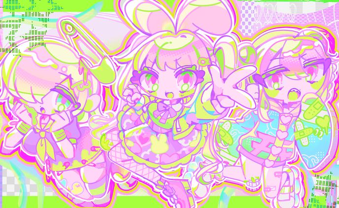 ❥2025年6月　電音部イラストコンテスト入賞作