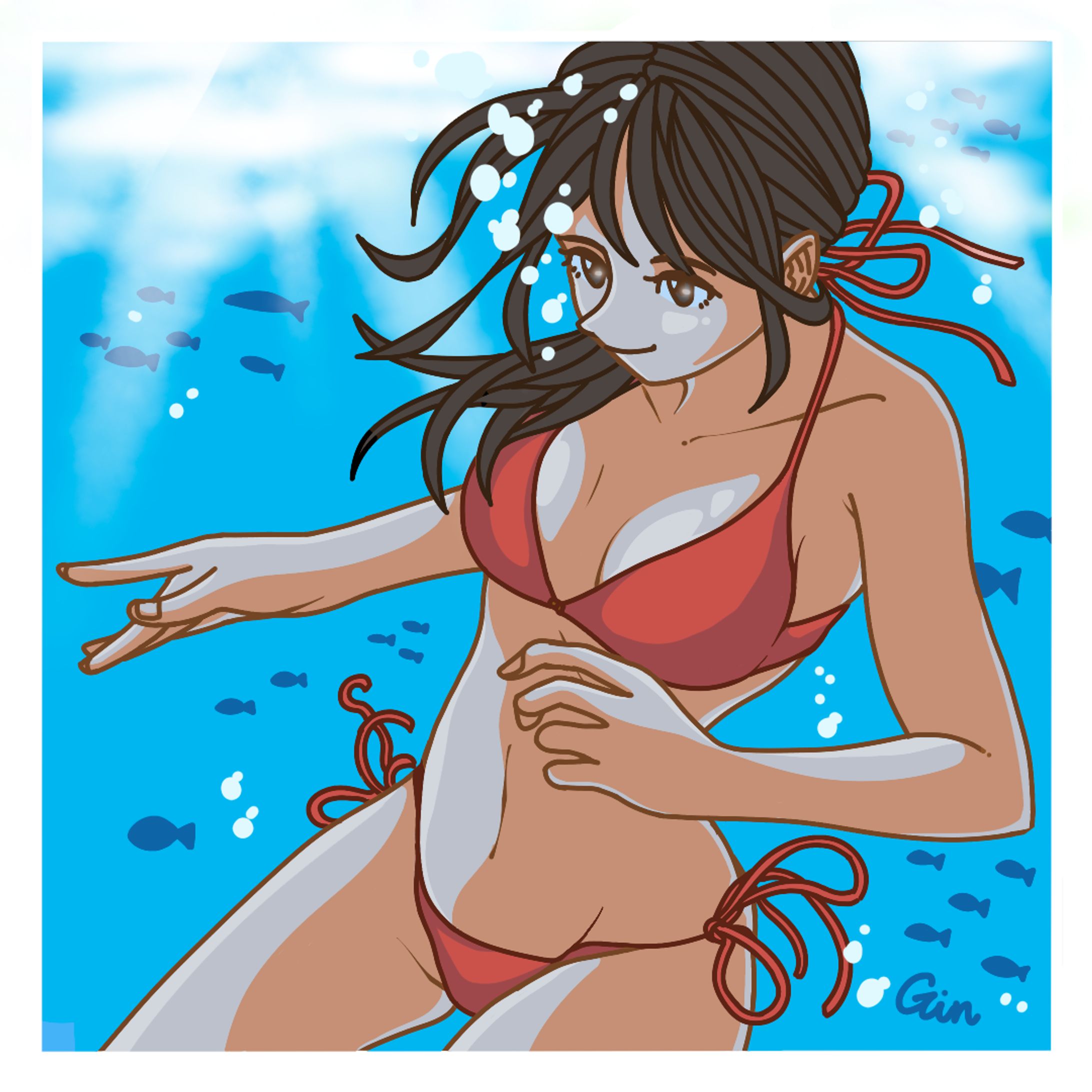 水中系女子-1
