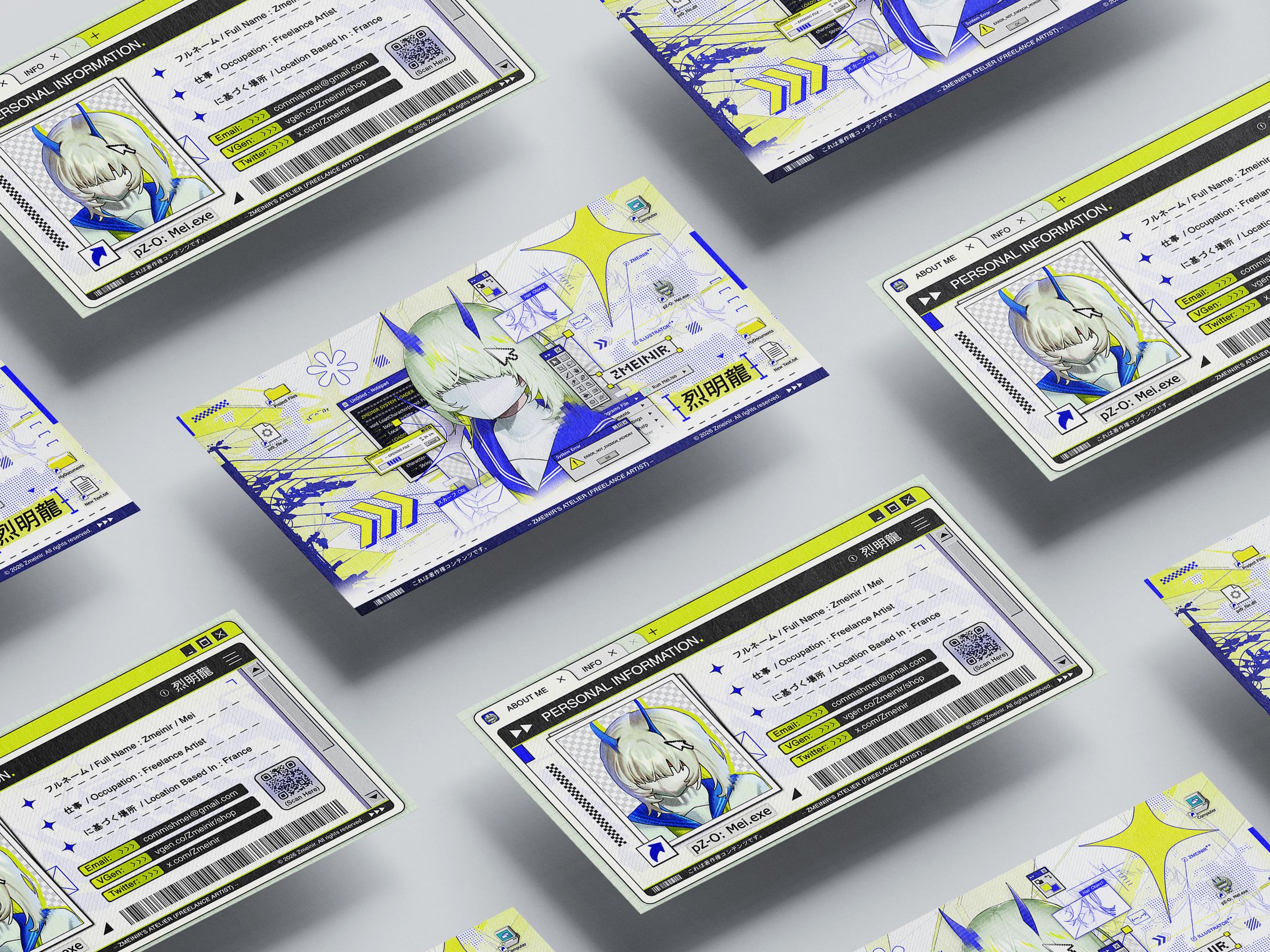 CODE:056 - Project Zmeinir Business Card-1