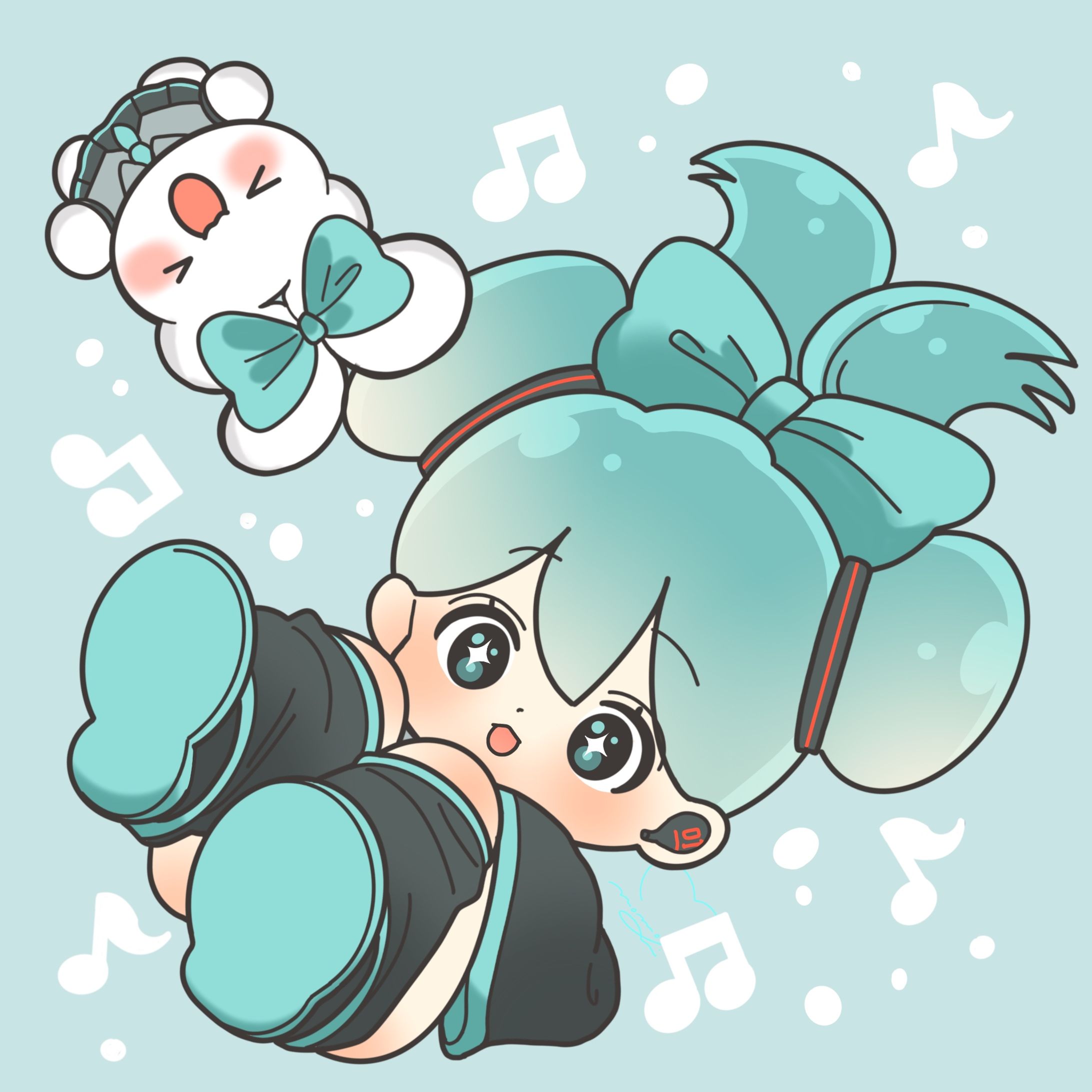 【ファンアート】シナミク-1
