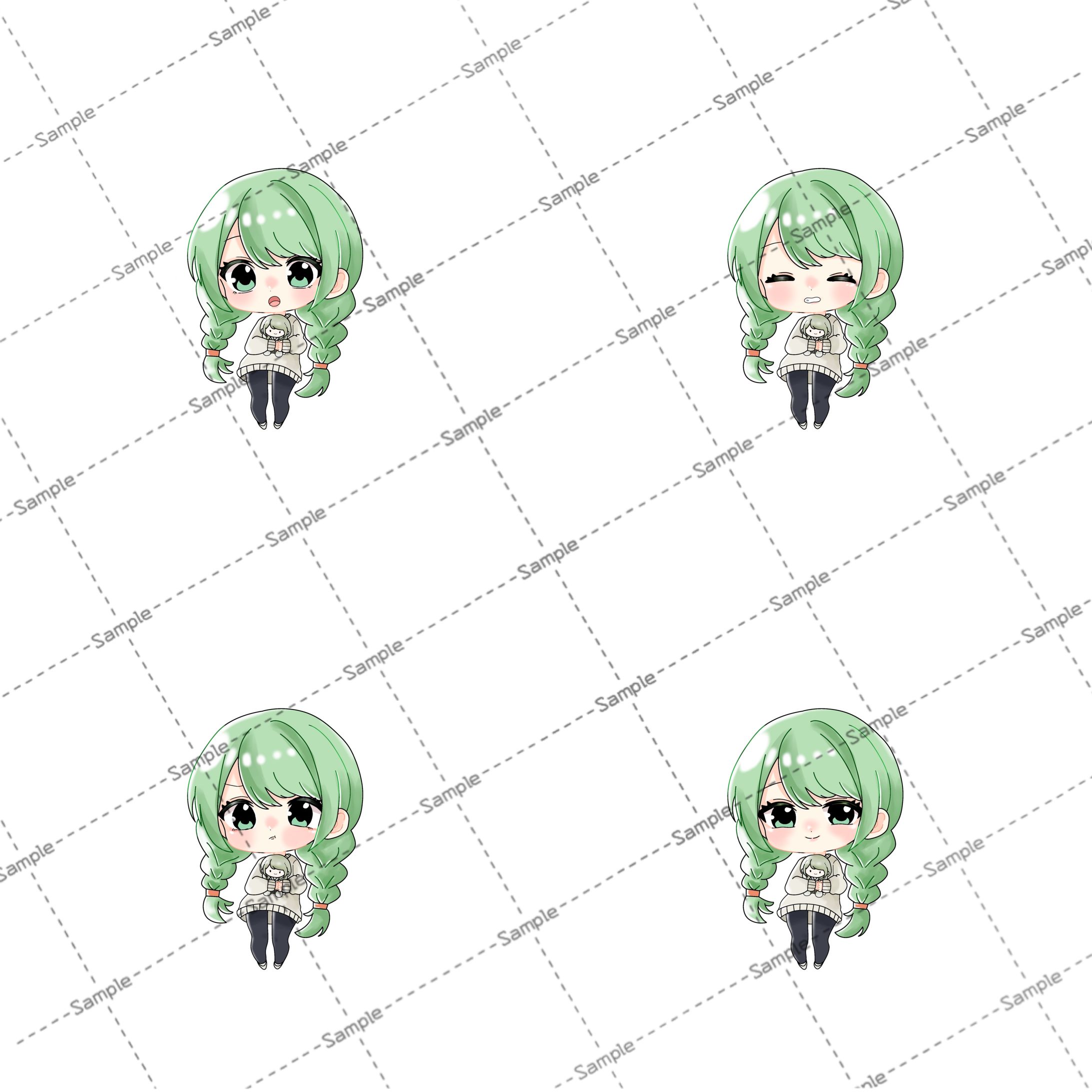 2頭身SDイラスト【ご依頼実績】-1