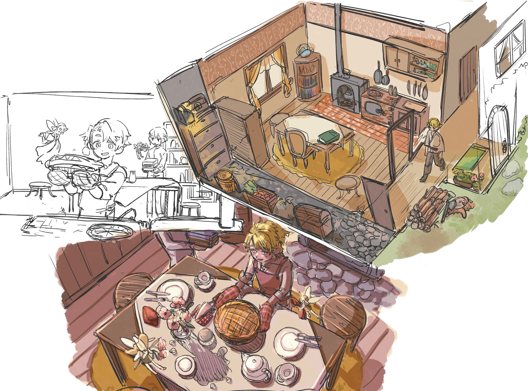 アステル 立ち絵・設定画-1