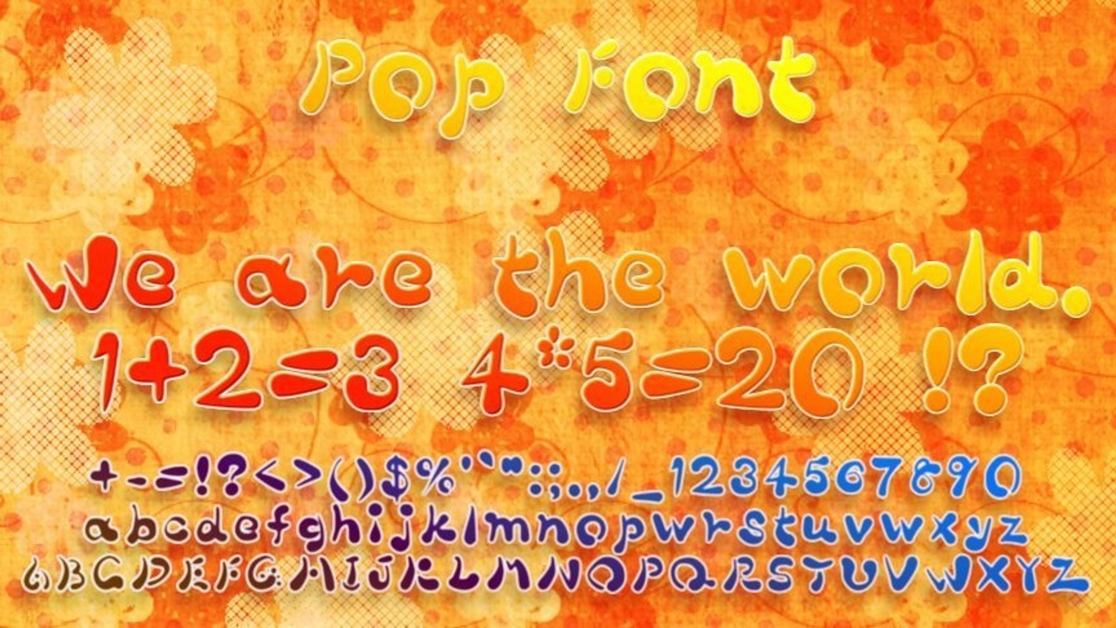 Pop font-1
