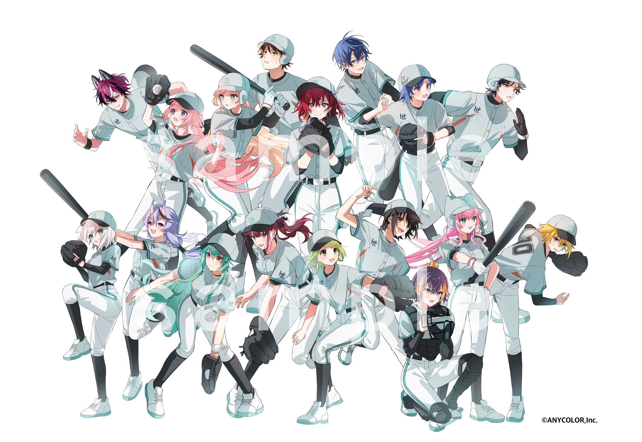 【work】王立ヘルエスタ高校野球部さん『ライラック』cover MVイラスト-1