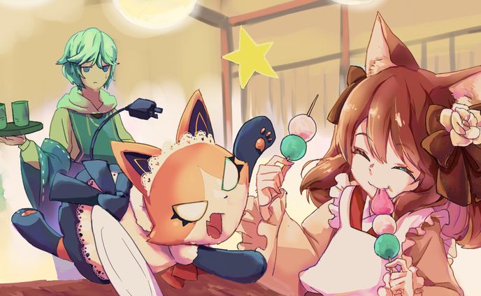 【お仕事】くしあん亭イラスト１