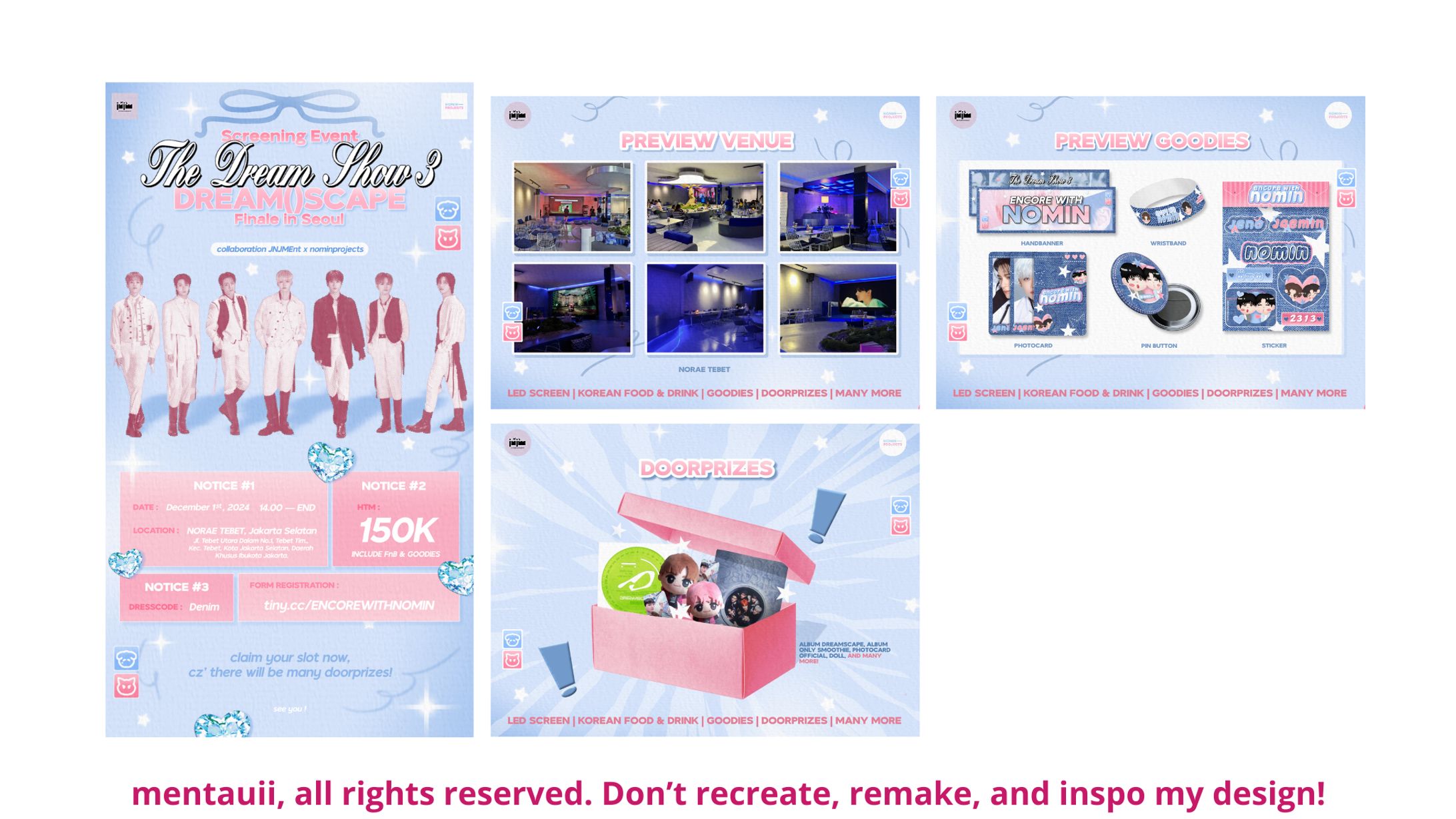 HANDBANNER  + STICKER SHEETS + PHOTOCARD + NOTICE AD + PIN BUTTON + WRISTBAND-1