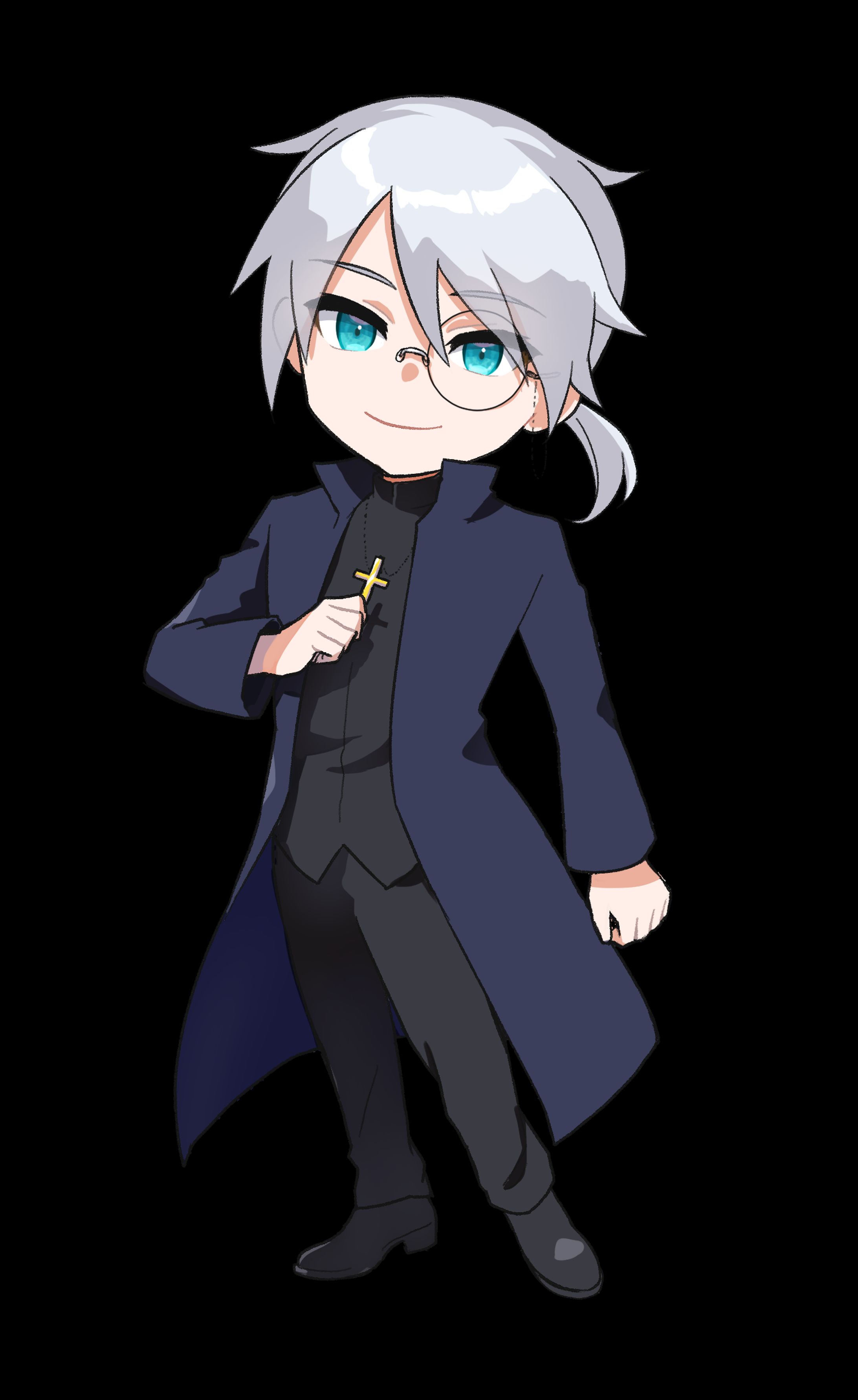 ミニキャライラスト＋表情差分３点-1