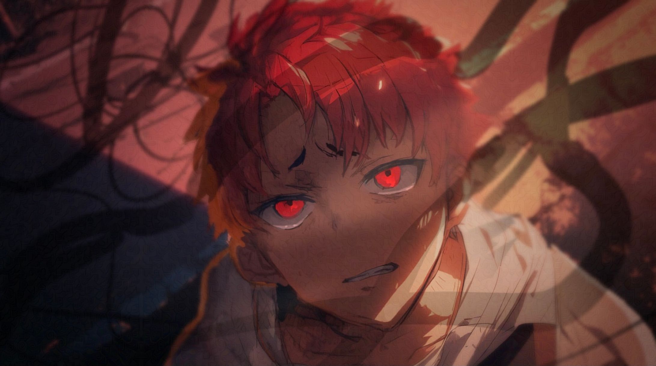 兄、妹を見上げる。-1